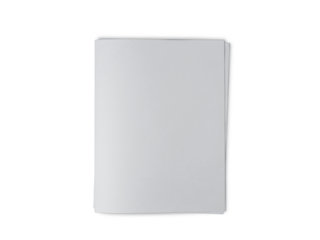 Folded paper mock up, blank empty copy space white paper