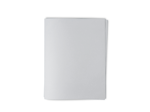 Folded paper mock up, blank empty copy space white paper