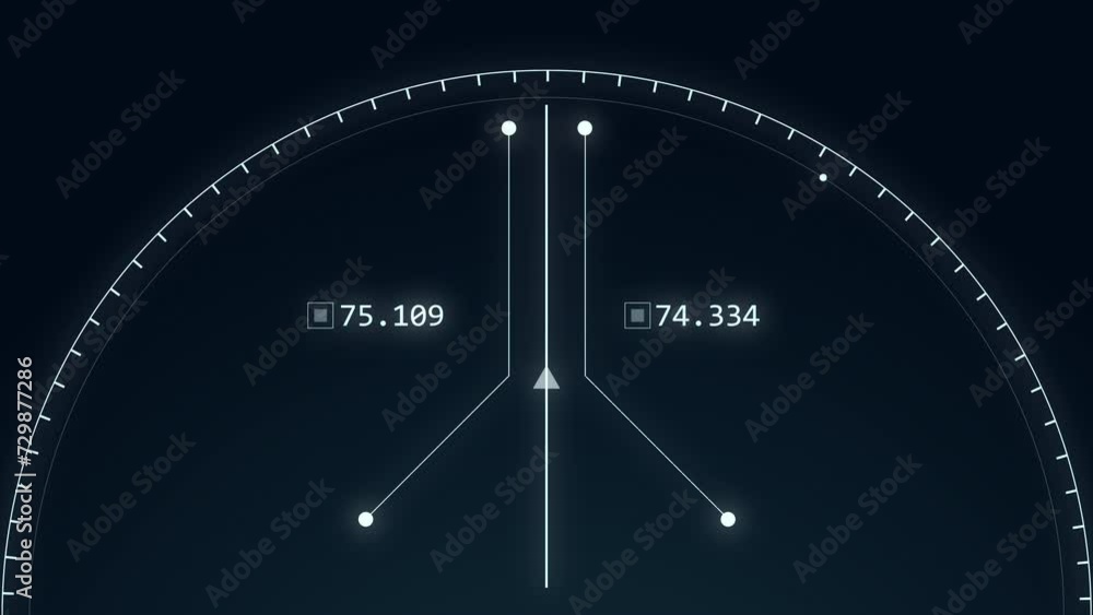 Poster Abstract Circle and line HUD technological futuristic elements.particle data background future design.