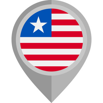 Liberia: Liberian Flag, Blue, White, Red, Liberian Identity, Liberian Pride, National Symbolism, Patriotic Emblem, Monrovia, Republic of Liberia

