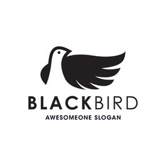 bird logo design vector illustration