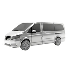 Minivan PNG Cutout, Generative AI