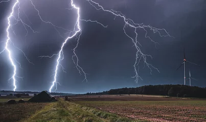 Fotobehang Blitzeinschlag © Marcus