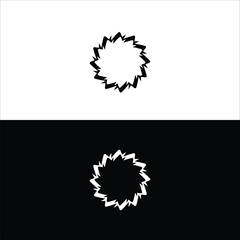 Circle vector logo template design . Circle icon illustration