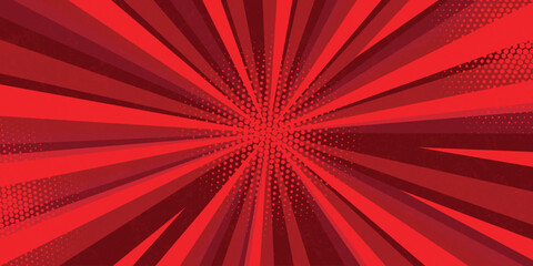Background in pop art style. Abstract rays background. Vector background.