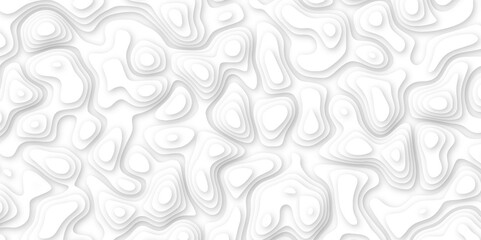 3d render, abstract white paper background. Paper cut vector art background banner texture. multi layer cutout geometric pattern on vector, Abstract soft white background with waves.