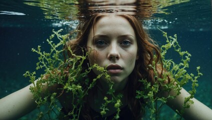 Mermaid's Melody: The Girl and the Underwater Forest