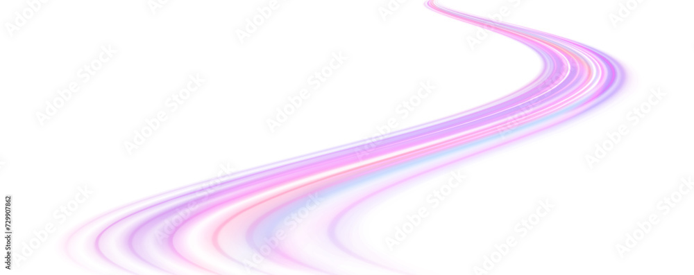 Poster vector pgn glitter light fire flare trace. abstract image of speed motion on the road. speed of ligh