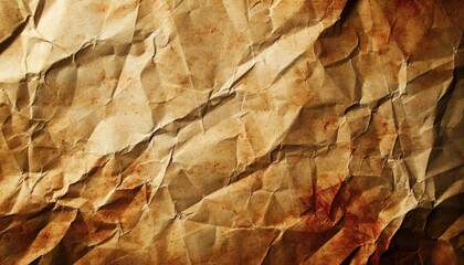 Fototapeta premium Paper texture old vintage brown background wrinkled