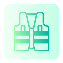 Obraz premium vest gradient icon