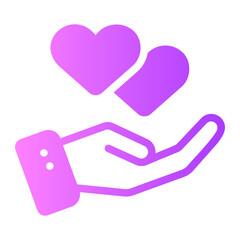 Solidarity gradient icon