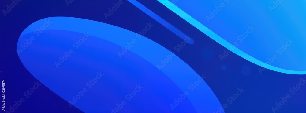 Poster blue vector gradient paper layer circle blue abstract background. curves and lines use for banner sh