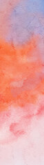 Fototapeta premium Abstract blue red watercolor paint background. Vector illustration