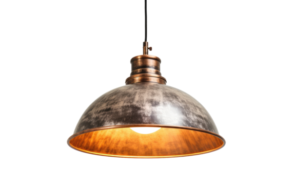 Ceiling Lamp Creating a Soft and Inviting Atmosphere in Any Room on a White or Clear Surface PNG Transparent Background.