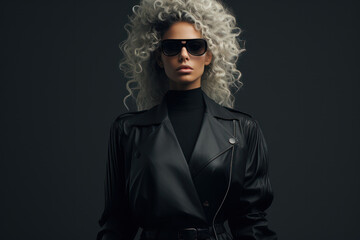 A monochromatic template, utilizing shades of a single color to create a visually cohesive and impactful design. Generative Ai.