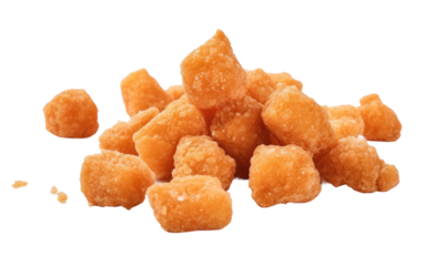 Chicken Popcorn Elevated with Gourmet Crumbs for Ultimate Delight on a White or Clear Surface PNG Transparent Background.
