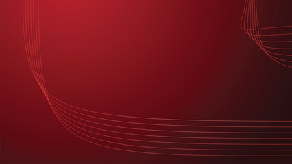 Red gradient with line background wallpaper vector image for backdrop or presentation