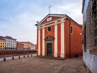Italia, Toscana, la città di Pisa. Chiesa di Santa Cristina. - 729920042