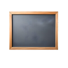 Blank School blackboard isolated on transparent White background,Generative Ai