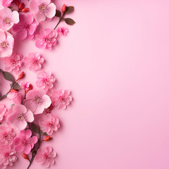 Twig cherry blossoms. Sakura