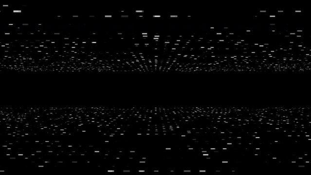 Cyberspace binary matrix digital bits 0 1 code technology rain. Digital futuristic abstract particles cyberspace background.