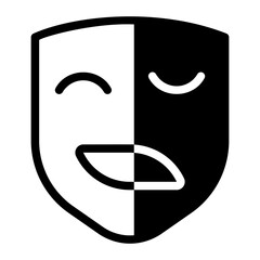 masks glyph icon