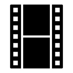 film reel glyph icon