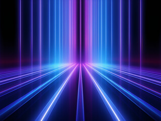 Fototapeta na wymiar Horizontal neon lines.Blue speed lines.Motion light effect. red.Vector illustration of a blue color. Light effect. Abstract laser beams of light. Chaotic neon rays of light