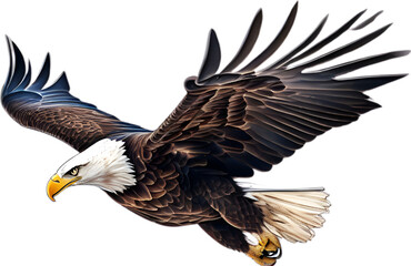 Bald eagle, Close-up colored-pencil sketch of a Bald eagle.