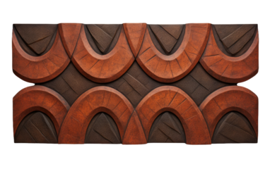 Decorate Your Walls with Harmonious and Eye Catching Geometric Artwork on a White or Clear Surface PNG Transparent Background.