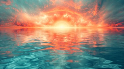 Mindful Reflections: Symmetrical patterns and tranquil colors encourage introspection and inner peace