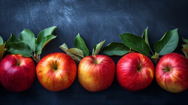 Teacher's Inspiration: Abstract apples and chalkboard textures pay tribute to educators.