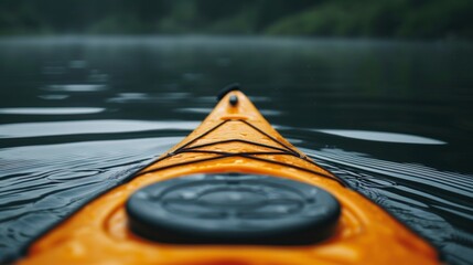 Kayaking Escapade: Rippling water patterns and kayak motifs reflect the excitement of kayaking adventures