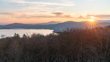 Laacher lake, Eifel, Rhineland-Palatinate, Germany