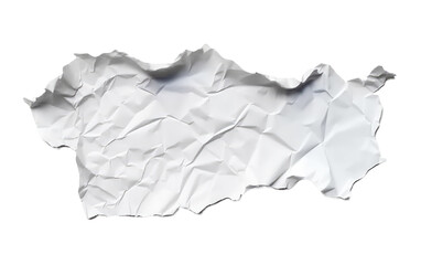 Convey Profound Silence with a Tear in a White Torn Paper on a White or Clear Surface PNG Transparent Background.