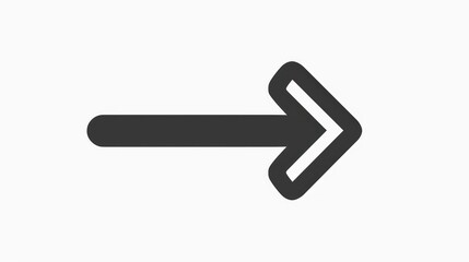 Fototapeta premium arrow sign icon on white background