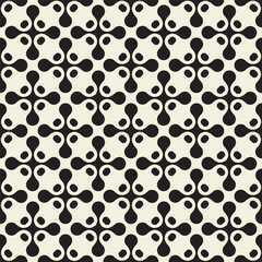 Vector seamless pattern. Modern stylish texture. Repeating geometric tiles from smooth elements.
