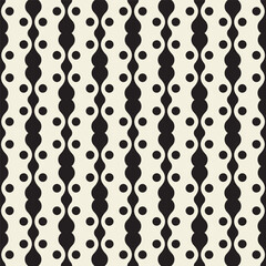 Vector seamless pattern. Modern stylish texture. Repeating geometric tiles from smooth elements.

