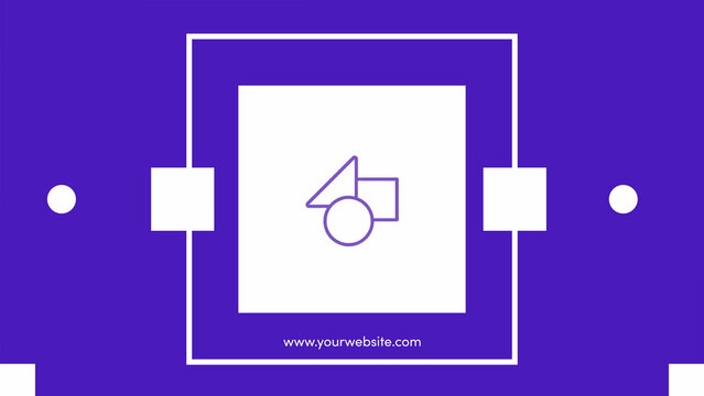 Flat Square Logo Introduction | Multi-Resolutions and Control Panels