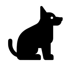 Dog and cat line icon. Pet, family, wool, breed, paws, tail, barking, purring, guard, watchdog, guide, courtship, care, training. Vector icon in line, black and colorful style on white background