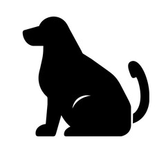 Dog and cat line icon. Pet, family, wool, breed, paws, tail, barking, purring, guard, watchdog, guide, courtship, care, training. Vector icon in line, black and colorful style on white background