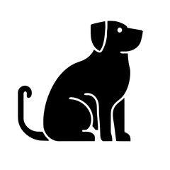 Dog and cat line icon. Pet, family, wool, breed, paws, tail, barking, purring, guard, watchdog, guide, courtship, care, training. Vector icon in line, black and colorful style on white background