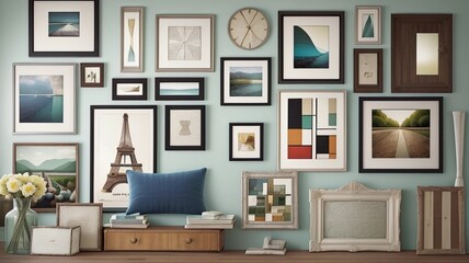 Whispers of Wanderlust: Travel Tales in Every Frame, modern living room