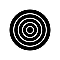 Geometric Pattern icon vector. Geometric figure illustration sign. Coasters Stencil symbol or logo.