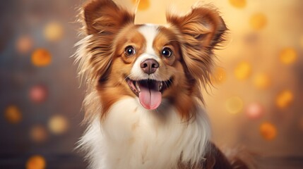 a pic of your cute dog eagerly awaiting a tasty treat, bright colored background_.jpg