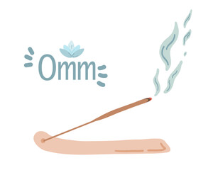 Omm aroma stick flat design set