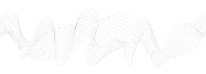A pattern of smooth wavy lines. A template for creating a creative design