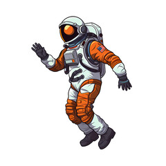 Obraz premium astronaut art illustrations for stickers, tshirt design, poster etc