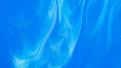 Liquid Blue Colors Flowing Abstract Background