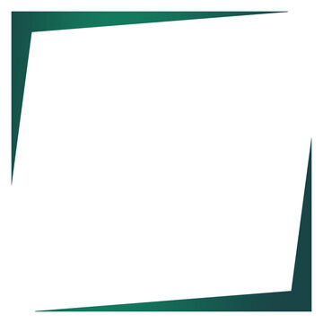 green corner frame element